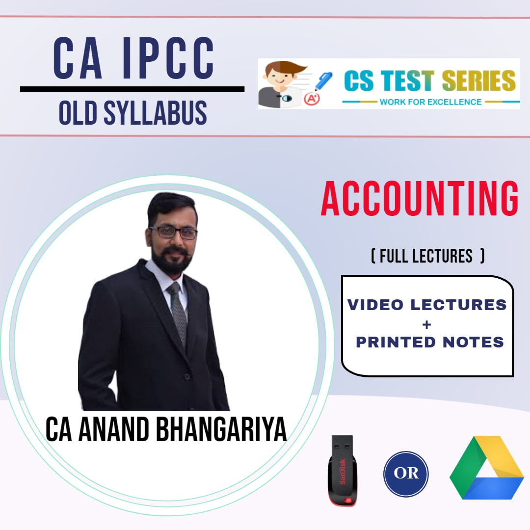 CA IPCC GROUP I Accounting Full Lectures By CA ANAND BHANGARIYA